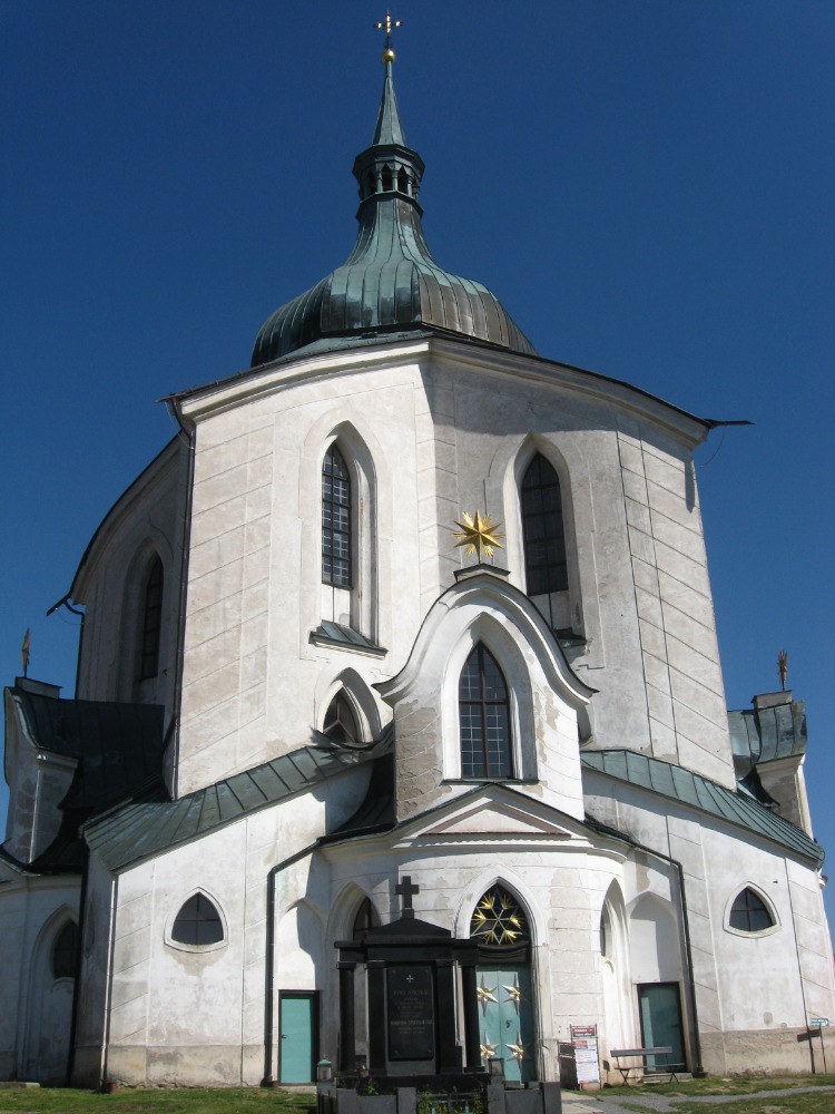 Zelená Hora kostel sv. Jana Nepomuckého
